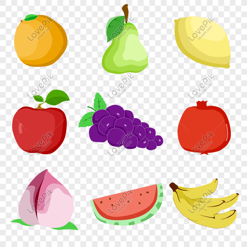 Icono De Dibujos Animados De Frutas Pequeña Colección PNG Imágenes Gratis -  Lovepik