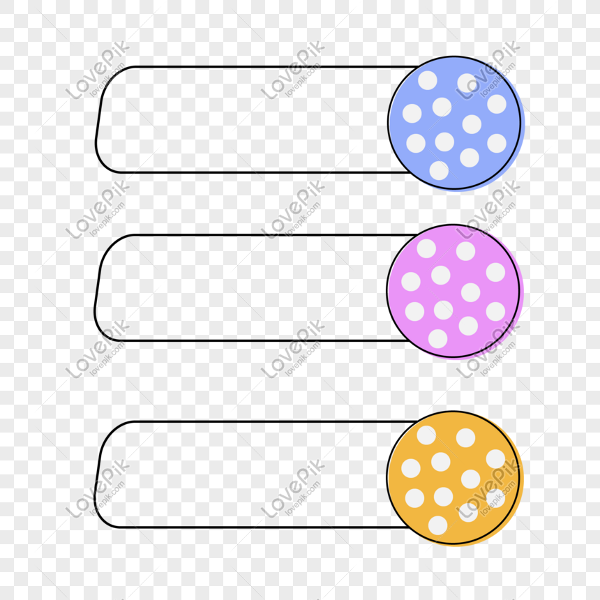Cute hand drawn speech bubbles, Color, eye-catching, accent png image free download