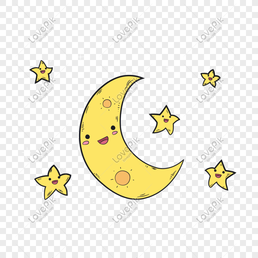 Cute Moon PNG Images With Transparent Background | Free Download On Lovepik
