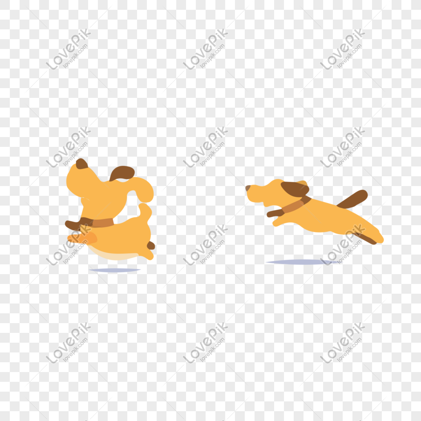 Running Dog Cartoon Flat Vector PNG Image And Clipart Image For Free  Download - Lovepik | 610073958