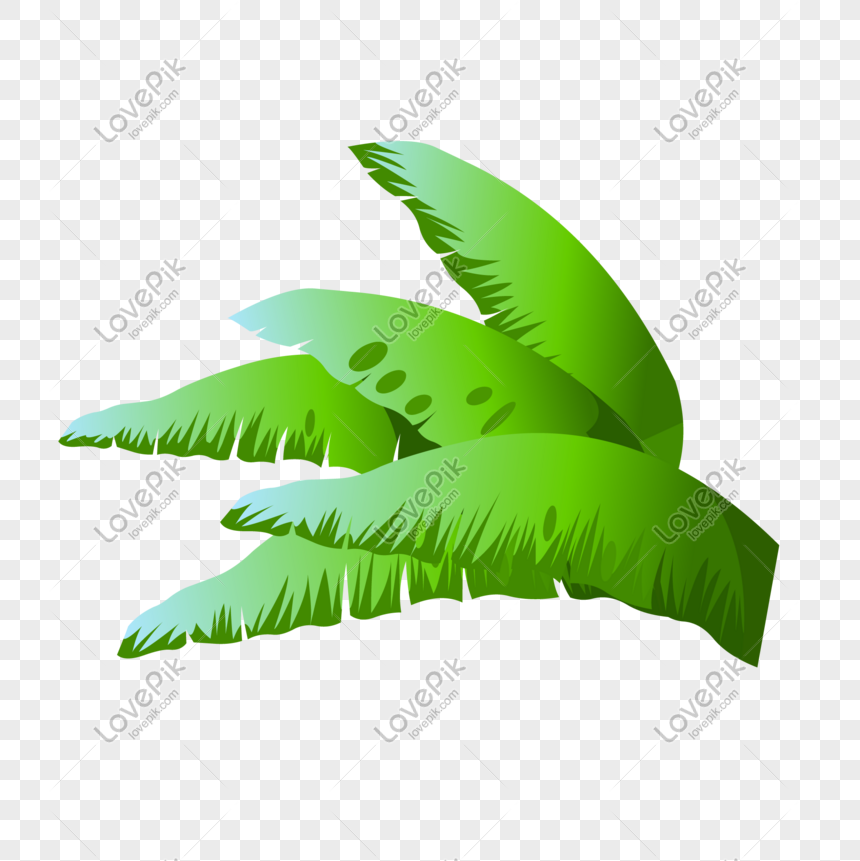 Spring And Summer Hand Drawn Cartoon Green Banana Leaf PNG Transparent  Image And Clipart Image For Free Download - Lovepik | 610125977
