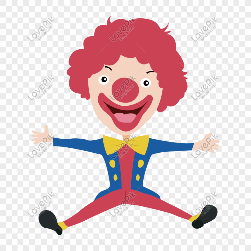 Photo De Illustration Du Vecteur Joyeux Clown Numero De L Image Format D Image Psd Fr Lovepik Com