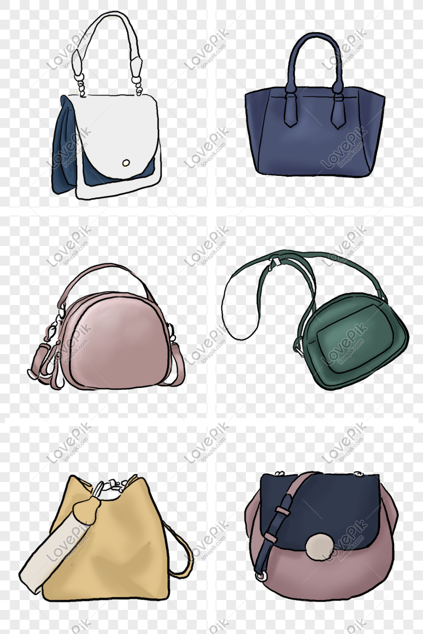 Brown women bag isolated on transparent background PNG - Similar PNG