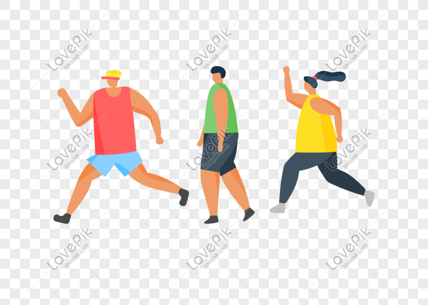 Running Male Female Character Marathon Cartoon Character PNG Image And  Clipart Image For Free Download - Lovepik | 610297328