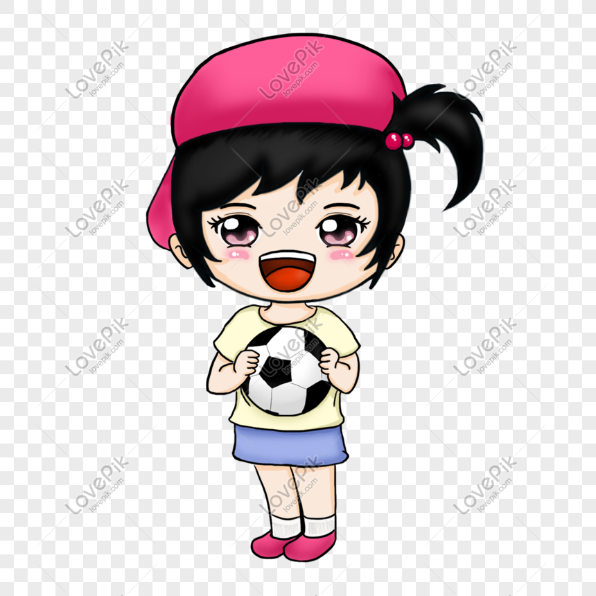 Cartoon Football Little Beauty Show PNG Image Free Download And Clipart  Image For Free Download - Lovepik | 610286011