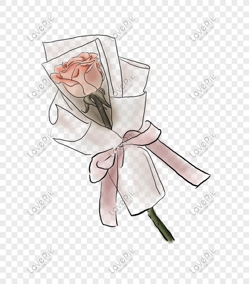 520 Hand Painted Mini Bouquet PNG Image And Clipart Image For Free ...