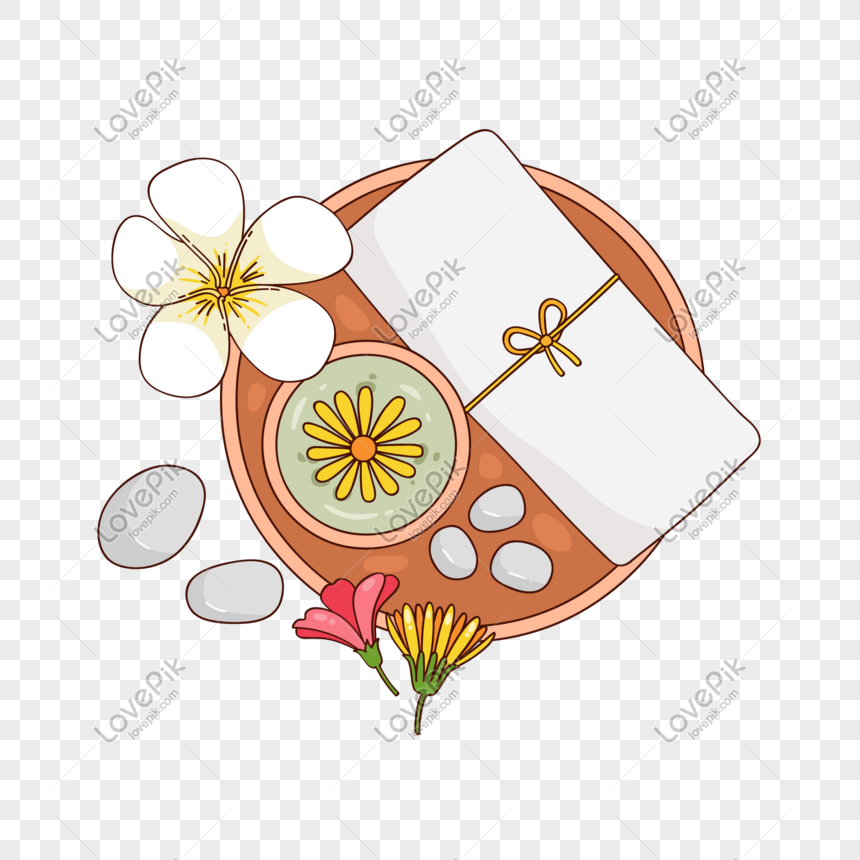 Cartoon Hand Painted Spa Tool Vector Material PNG Picture And Clipart Image  For Free Download - Lovepik | 610310475