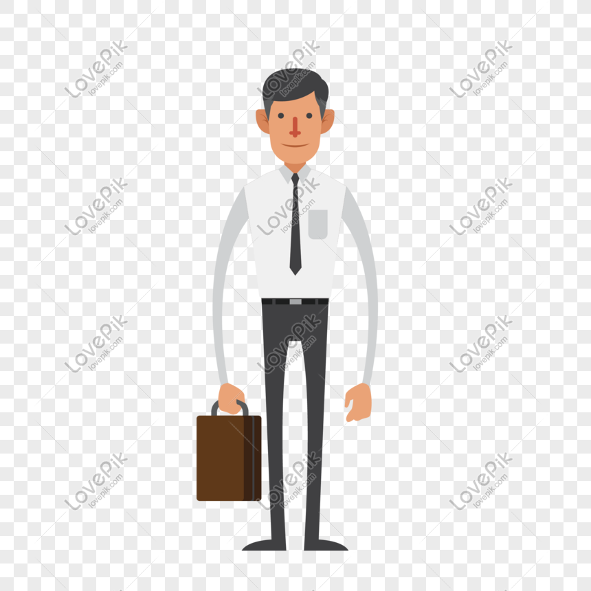 Cartoon Salesman Vector Material PNG Free Download And Clipart Image For  Free Download - Lovepik | 610318193