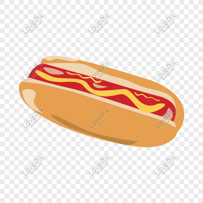 Cartoon Vector Hot Dog Bread Free PNG And Clipart Image For Free Download -  Lovepik | 610358199