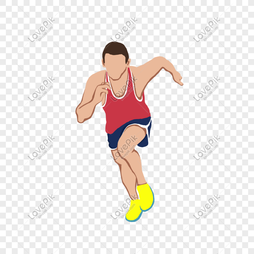 Cartoon Running Man Vector PNG Picture And Clipart Image For Free Download  - Lovepik | 610363555