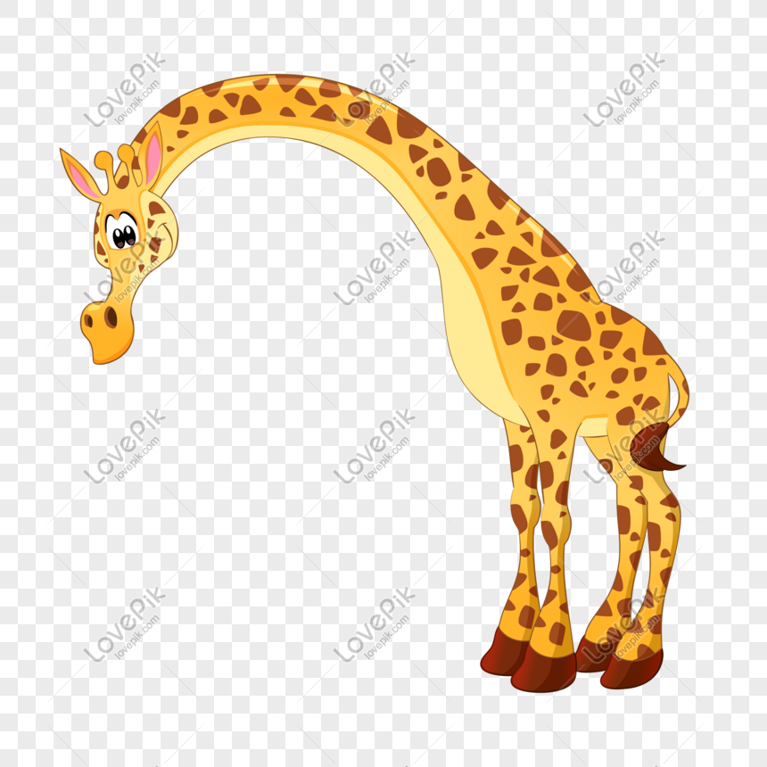 Cartoon Giraffe Vector Material PNG Picture And Clipart Image For Free  Download - Lovepik | 610368035