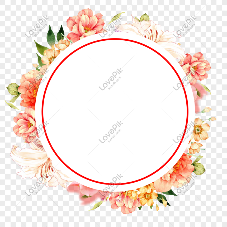 Romantic flowers green leaves border, Flowers, small flowers, borders png white transparent