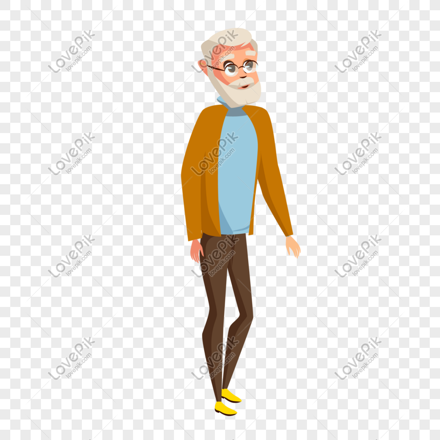 Cartoon Grandfather Vector Material PNG Hd Transparent Image And Clipart  Image For Free Download - Lovepik | 610416504