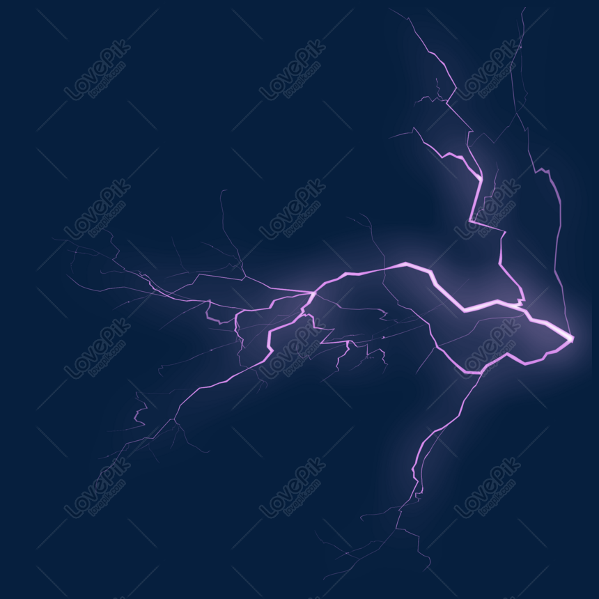 紫色のリアルで雷の強い素材イメージ グラフィックス Id Prf画像フォーマットpsd Jp Lovepik Com