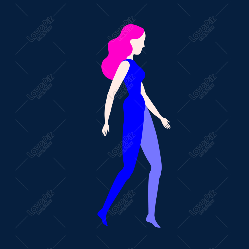 Free Vector | Walk poses