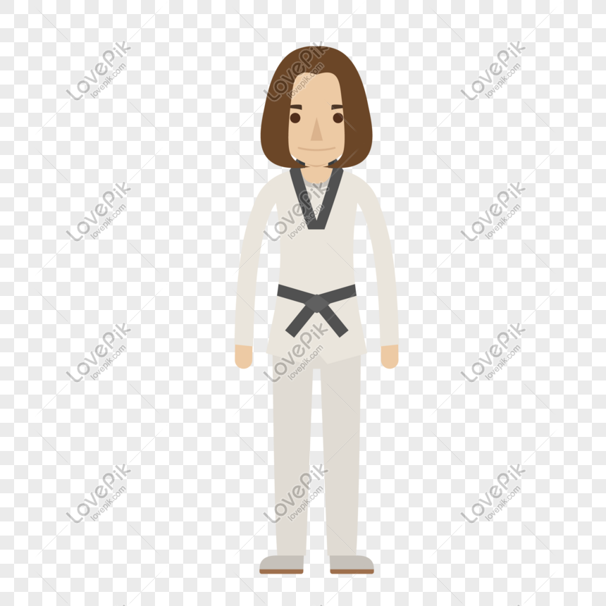 cartoon judo clipart