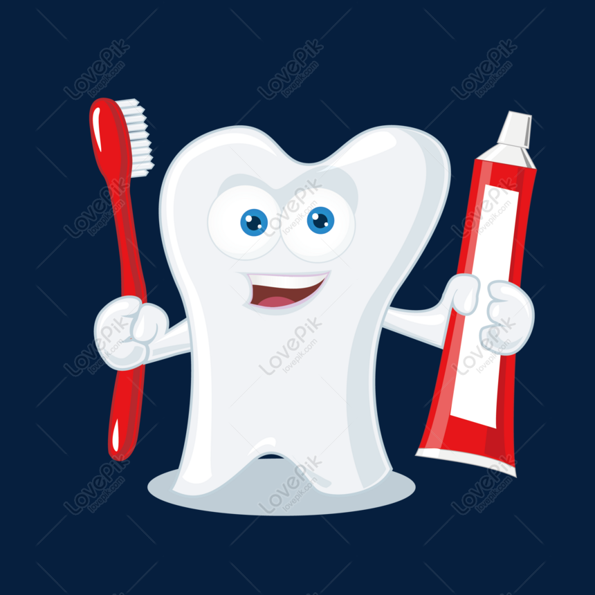 Cartoon Tooth Toothbrush Toothpaste Vector Material PNG Transparent  Background And Clipart Image For Free Download - Lovepik | 610451880