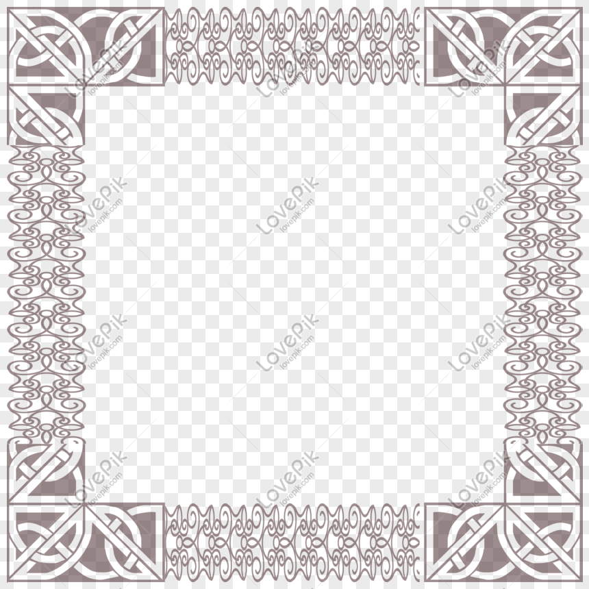 Simple Chinese Style Pattern Lace Border Decoration, Simple, Chinese ...
