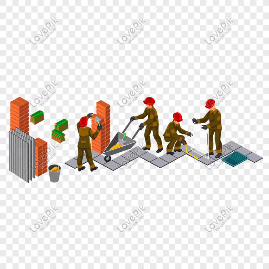 cartoon masonry clipart