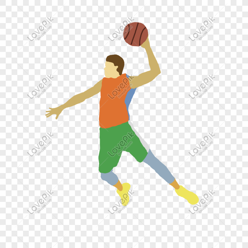 Vector De Jugador De Baloncesto De Dibujos Animados PNG Imágenes Gratis -  Lovepik