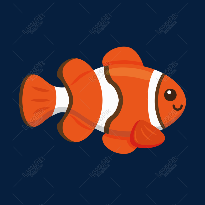 Bahan Vektor Ikan Hias Merah PNG grafik gambar unduh gratis - Lovepik
