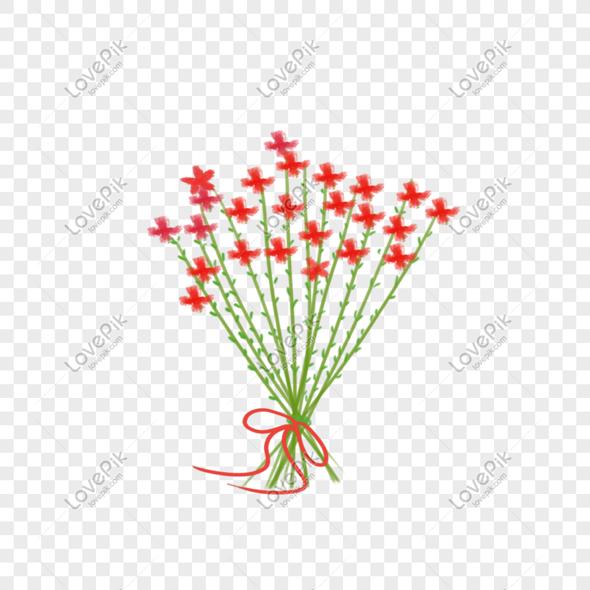 Hand Painted 520 Bouquet Small Fresh PNG Hd Transparent Image And ...