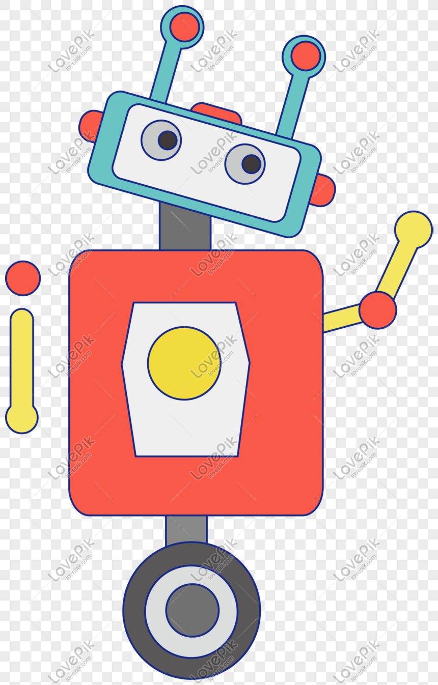 Vektor Robot Mainan Kartun PNG Grafik Gambar Unduh Gratis Lovepik
