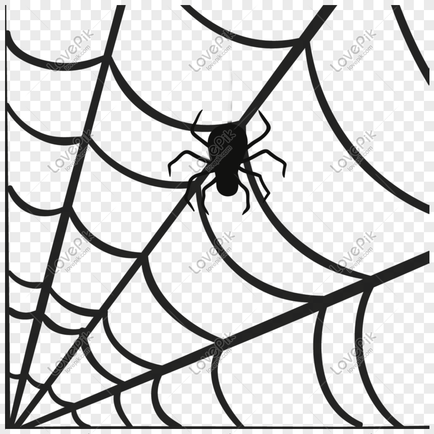 Black Cartoon Spider Web Element PNG Free Download And Clipart Image For  Free Download - Lovepik | 610623833