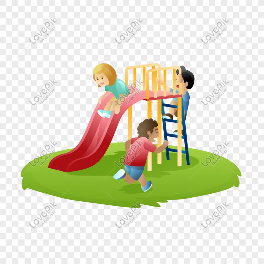 Kids Playing Slides Free Of Charge, Children, Children, Kids PNG ...