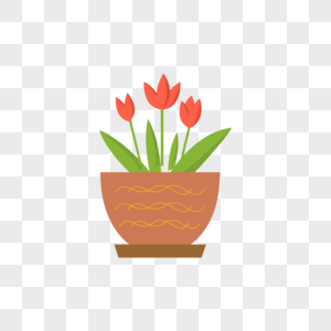 Cartoon Flower Pot PNG Images With Transparent Background | Free Download  On Lovepik