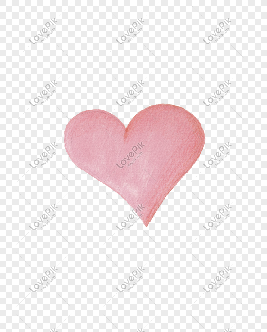 Hình ảnh Ngày Valentine Vẽ Tay Hình Trái Tim Màu Hồng PNG Miễn Phí ...