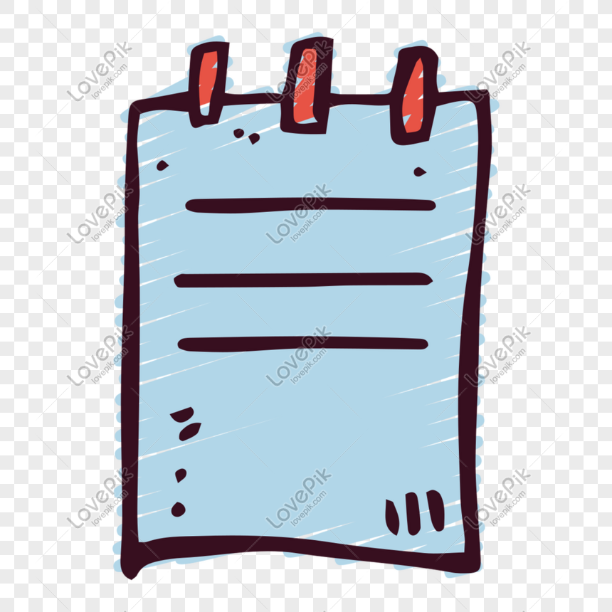 Cartoon Hand Drawn Notepad Icon Element PNG Hd Transparent Image And  Clipart Image For Free Download - Lovepik | 610659834