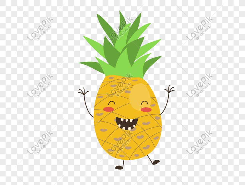 Cartoon Pineapple Images, HD Pictures For Free Vectors Download -  