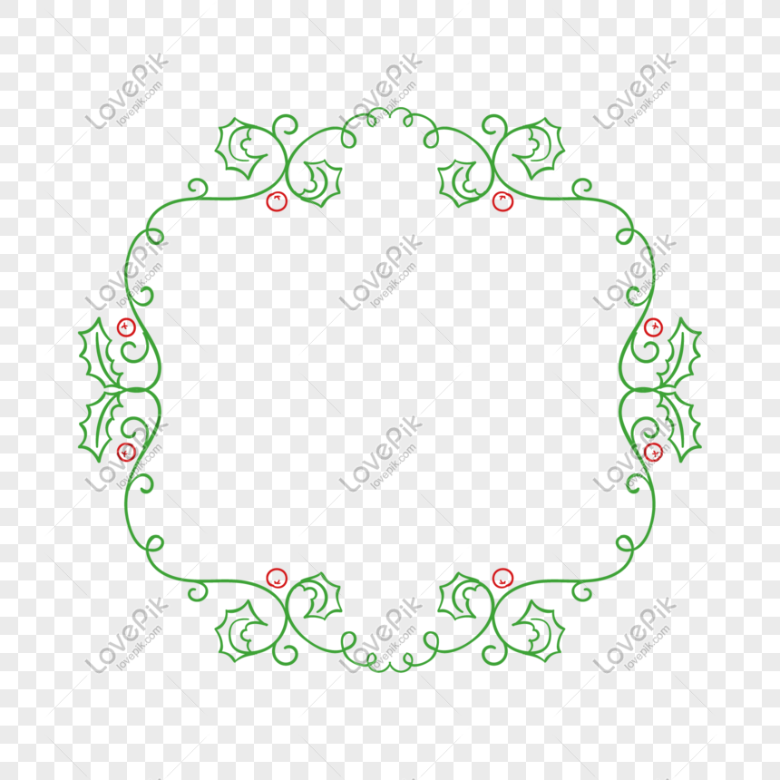 Decorative Green Border Download PNG Picture And Clipart Image For Free ...