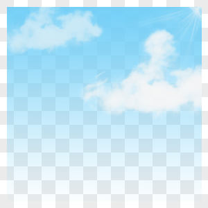 Blue Sky And White Clouds Effect Elements PNG White Transparent And Clipart  Image For Free Download - Lovepik | 610712142