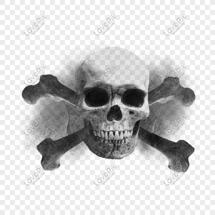 scary skull png
