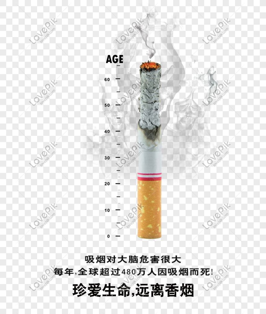 Download World Smoke Free Day Burning Cigarette Material Png Image Psd File Free Download Lovepik 610733679