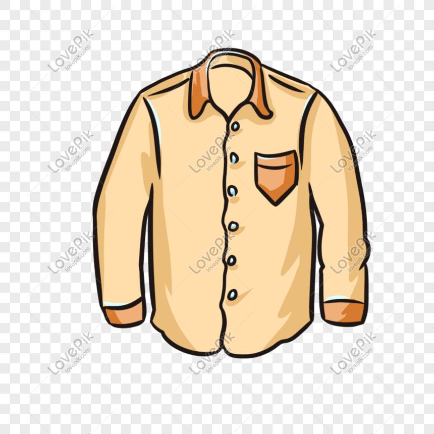 Mens Yellow Top Illustration PNG Image And Clipart Image For Free ...