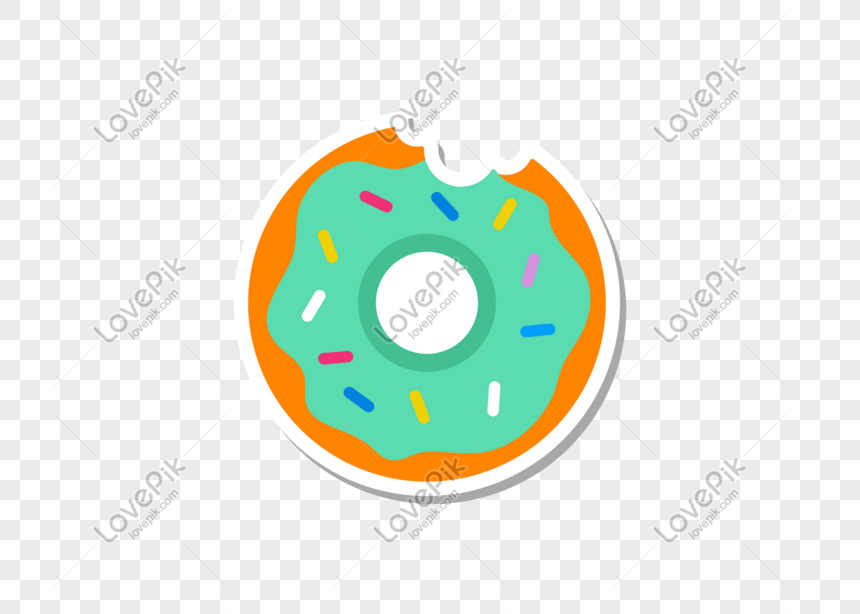 Hình ảnh Tám Mươi Pop Art Cartoon Donut Sticker PNG Miễn Phí Tải Về -  Lovepik