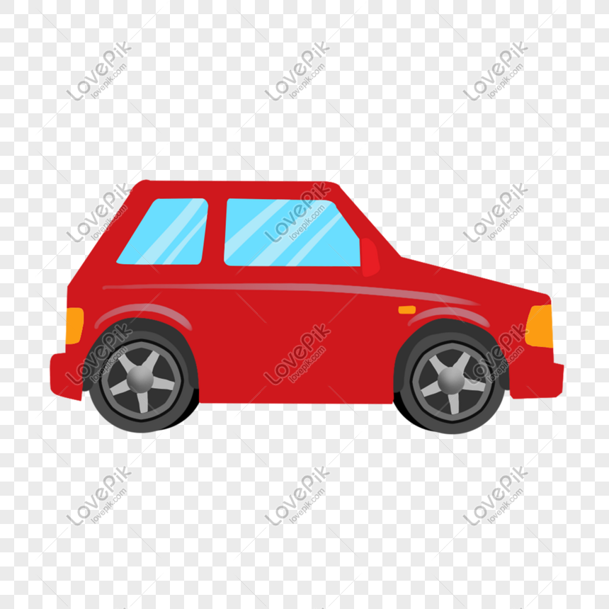  kartun mobil  self driving merah PNG grafik gambar unduh 