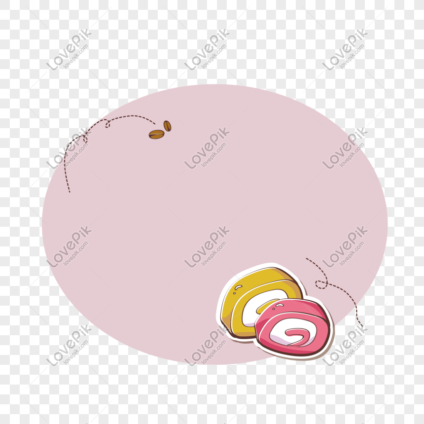 Photo De Bordure De Dessert Sucre Plat De Vecteur De Dessin Anime Numero De L Image610750535 Format D Image Psd Fr Lovepik Com