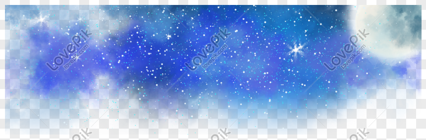 Cartoon Gradient Blue Watercolor Starry Sky PNG Image And Clipart Image For  Free Download - Lovepik | 610771258