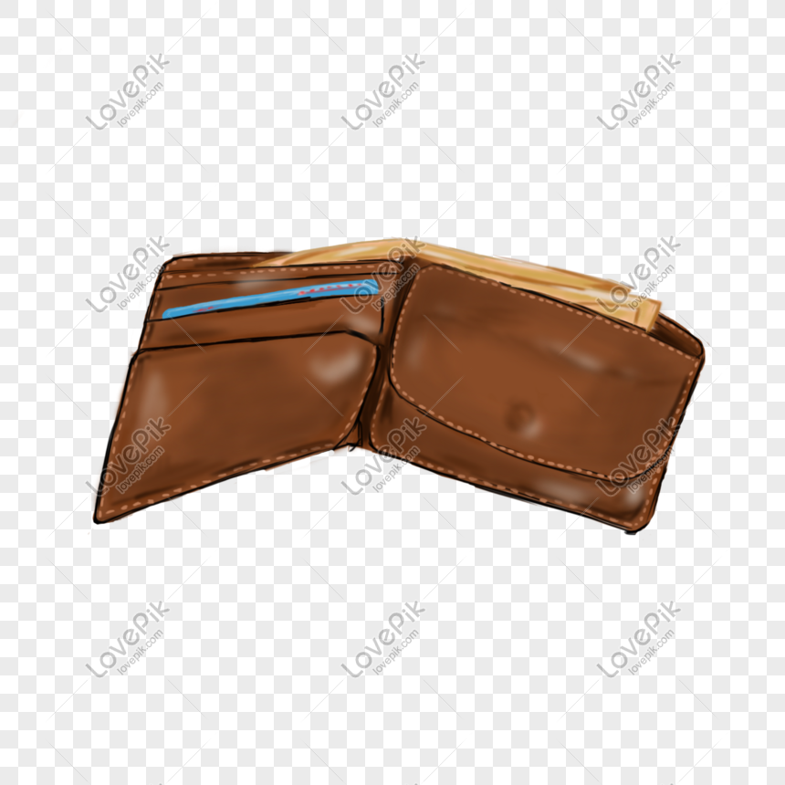 Brown Leather Wallet Illustration PNG Picture And Clipart Image For Free  Download - Lovepik | 610765845