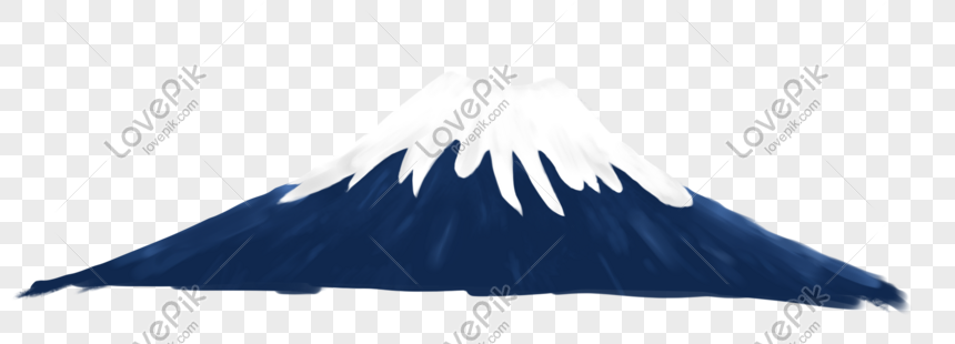 Hand drawn travel Japan Fuji mountain scenery, Hand-painted travel Japan Mt. Fuji scenery, hand-painted, travel png image free download