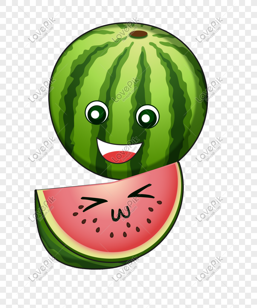 Cartoon Cute Watermelon Png Material PNG Free Download And Clipart Image  For Free Download - Lovepik | 610803413