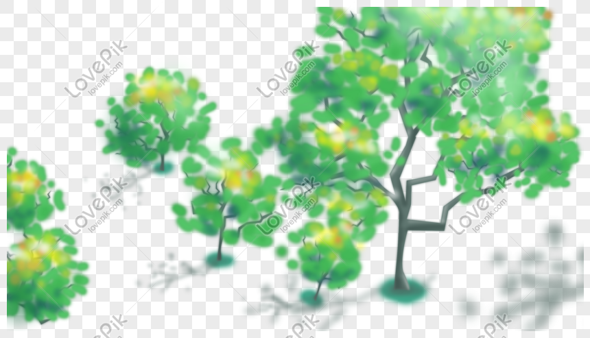 Forest Big Tree Hand Drawn Illustration Psd PNG Image Free Download And  Clipart Image For Free Download - Lovepik