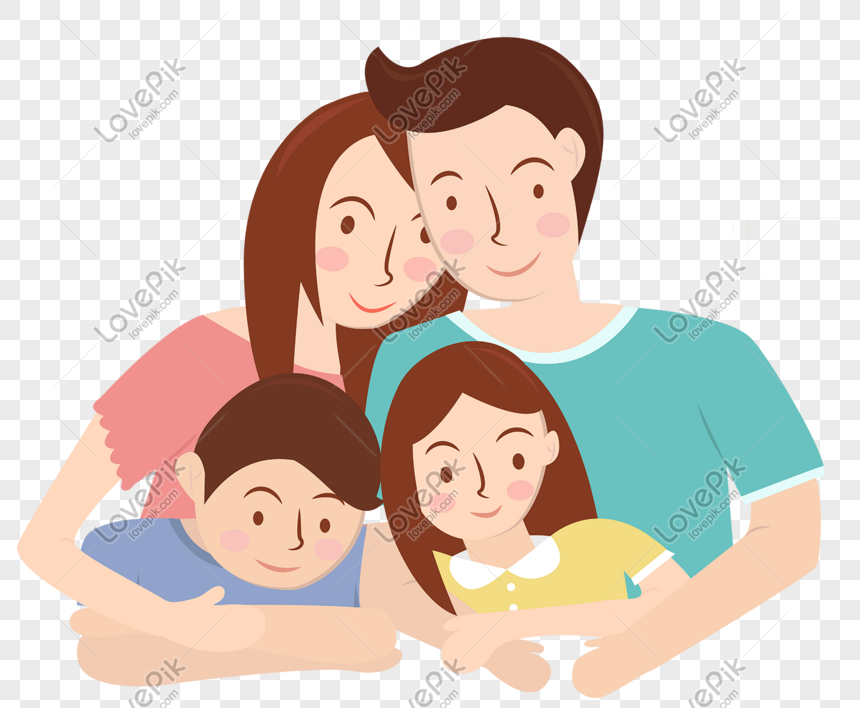 漫画手描き幸せな家族のイラストデ ザインイメージ グラフィックス Id Prf画像フォーマットpsd Jp Lovepik Com