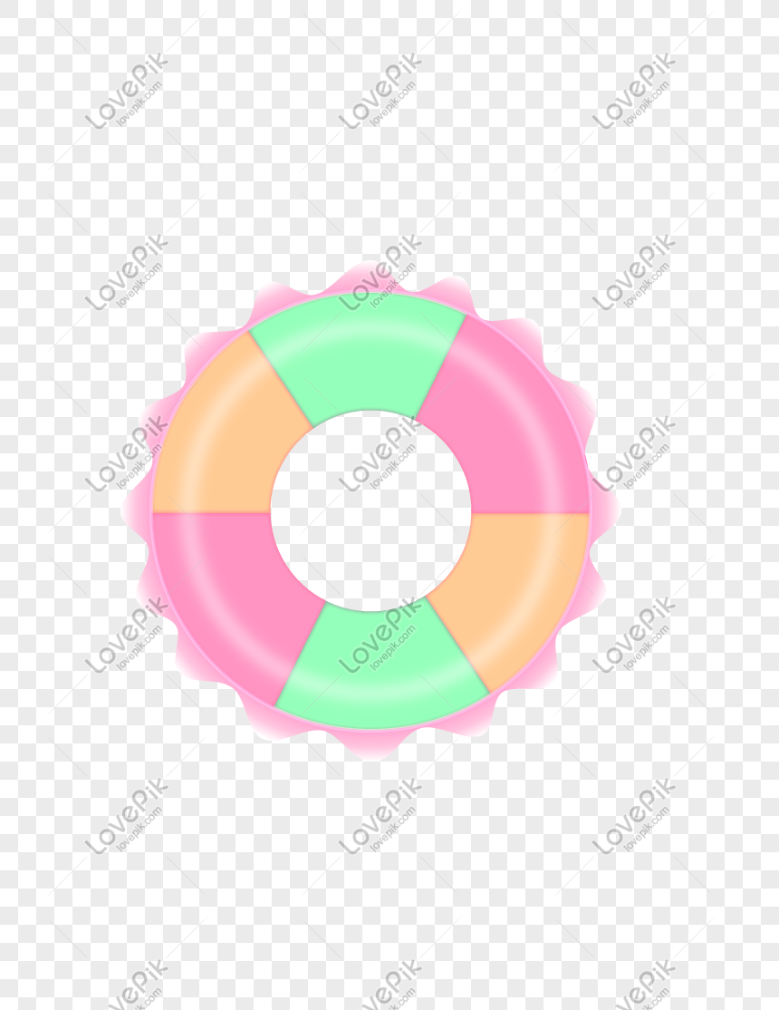 Summer must have a small fresh swim ring, Summer vacation, holiday, summer png free download
