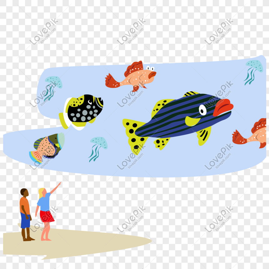 Visit The Underwater World Cartoon Animals PNG Transparent Image And  Clipart Image For Free Download - Lovepik | 610812687