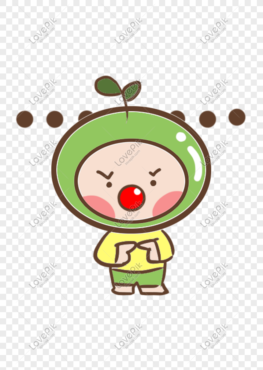 Expression ellipsis, small bean, illustration, Essay ellipsis, beanie illustration, cartoon bean free png